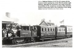 Lybster-Train. Opening day 1st July 1903.